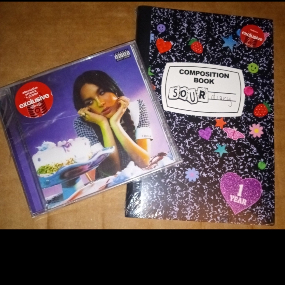 Olivia Rodrigo - SOUR 1 YEAR ANNIVERSARY “JOURNAL ” (Target Exc, CD) New/Sealed